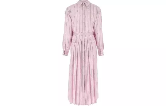 Платье женское Prada с длинными рукавами, розовый