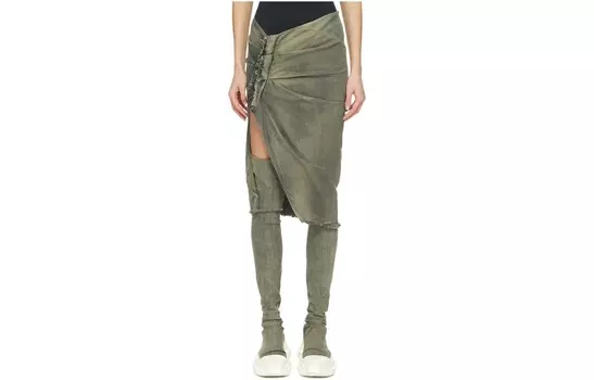 Платье женское Rick Owens Drkshdw джинсовое, серый