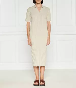 Платье женское Samse Samse Савада в рубчик, бежевый