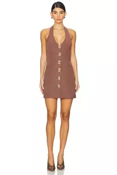 Платье-Жилет ирида The Wolf Gang, коричневый