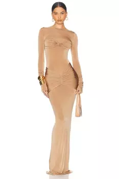 Платье Жозефины Helsa, цвет Truffle