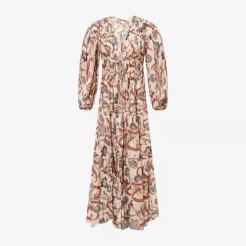 Платье Zimmermann Ascension с цветочным принтом, синий