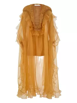 Платье ZIMMERMANN Balance с плетением, оранжевый