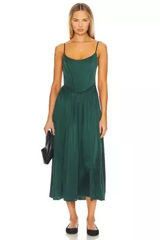 Платье Zimmermann Corset, цвет Jade