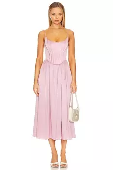Платье Zimmermann Corset, розовый