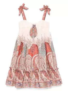 Платье ZIMMERMANN Kids Rhiannon, нейтральный