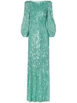 Платье Ziva Jenny Packham, зеленый