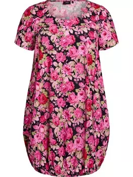 Платье Zizzi Jeasy, цвет Pink/Black