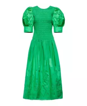 Платья Ganni, зеленый