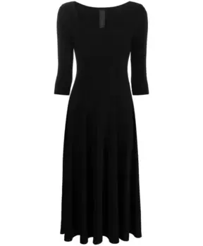 Платья миди Norma Kamali, черный