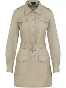 Платья в стиле сафари от TOM FORD, нейтральный