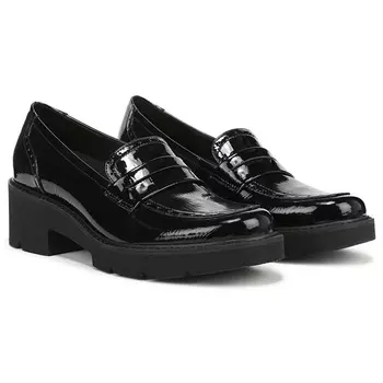 Платформа-лофер Charisma от Naturalizer, черный патентованный искусственный кожзам.