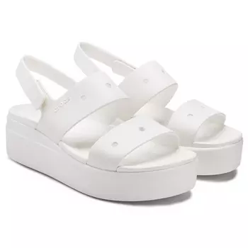 Платформа-сандалии Brooklyn 4u Crocs, white