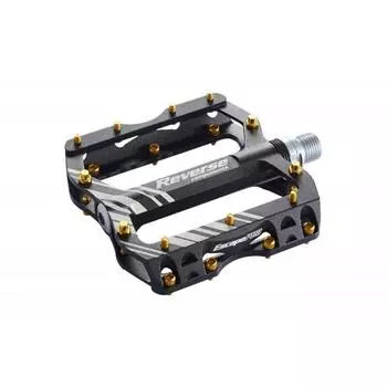 Платформенная педаль Escape Pro с золотыми булавками REVERSE, черный