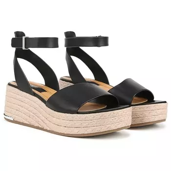 Платформенные эспадрильи Tiffany Franco Sarto, black leather