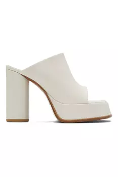 Платформенные мюли Ambush, белый