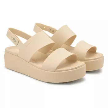 Платформенные сандалии Brooklyn Crocs, sandstone