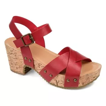 Платформенные сандалии Valentina Journee, red