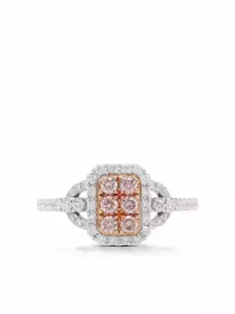 Платиновое кольцо Argyle Pink Diamond HYT Jewelry, серебяный