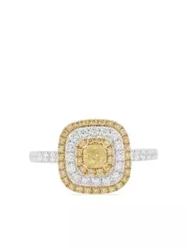 Платиновое кольцо с бриллиантами HYT Jewelry, серебряный