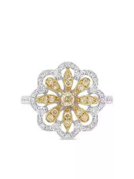 Платиновое кольцо с бриллиантами HYT Jewelry, серебряный