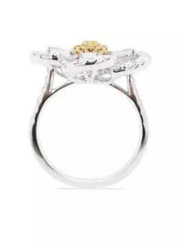 Платиновое кольцо с бриллиантами HYT Jewelry, серебряный