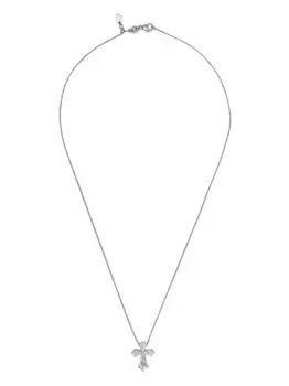 Платиновое колье с бриллиантами Jewels Aficionado, серебяный