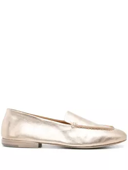 Платиновые мокасины Mandolo Marsll, золотой