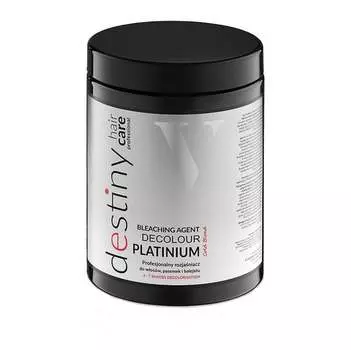 Платиновый профессиональный осветлитель для волос для мелирования и балаяжа 500г Destivii Destiny decolour