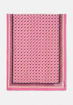 Платок Anna Field, цвет pink/black/coral