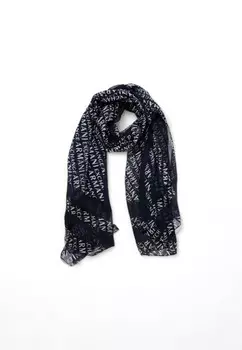 Платок Armani Exchange из модала, синий