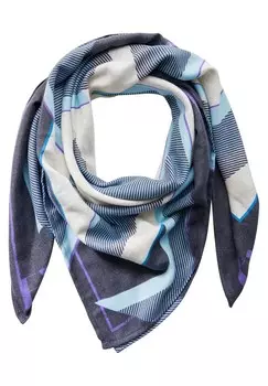Платок CECIL, цвет marine blue/Dusty blue/Pastel blue/Light blue