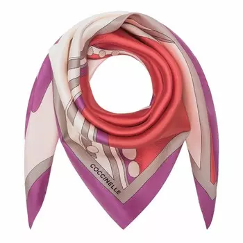 Платок Coccinelle Bowling, розовый
