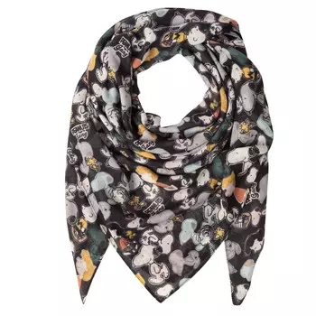 Платок CODELLO Peanuts, черный