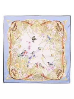 Платок Edwardian Garden Aspinal Of London, синий