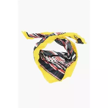 Платок из набивного хлопка Dsquared2, Multicolor