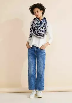 Платок JACQUARD Street One, цвет blau