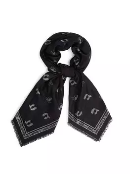 Платок Karl Lagerfeld Ikon, черный