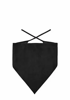 Платок на голову BANDANA Massimo Dutti, черный