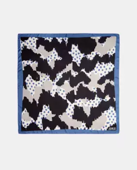 Платок на шею с принтом Jo & Mr. Joe, черный