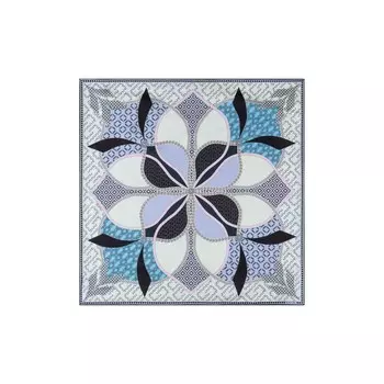 Платок Roeckl Flower Mandala, синий