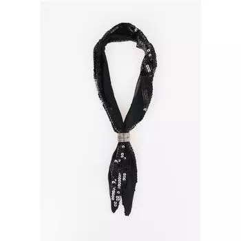 Платок с пайетками 80x9 см Dsquared2, Black