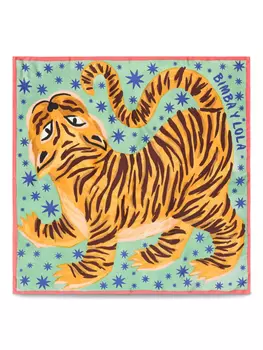 Платок с принтом Bimba y Lola, зеленый