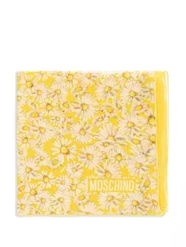 Платок с принтом Moschino, желтый