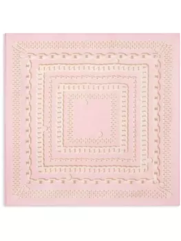 Платок с принтом Versace, розовый