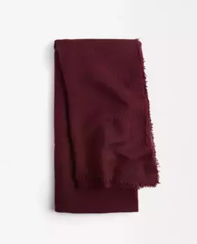 Платок с простой строчкой Parfois, бордовый