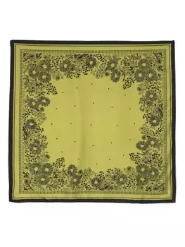 Платок Silky с цветочным узором Destin, зеленый