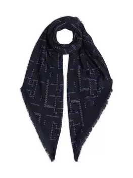 Платок TOMMY HILFIGER Wrap, синий