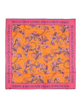 Платок Versace Jeans Couture, розовый