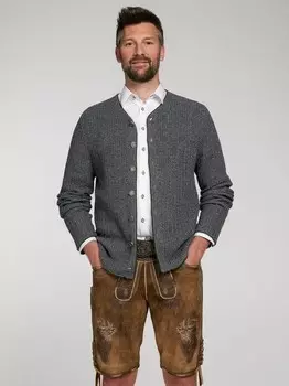 Плауэнский традиционный кардиган Spieth & Wenksy, серый